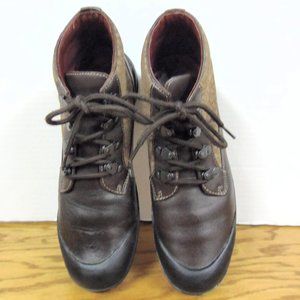 Coach Brown Signature " Dyanne"  Leather Boots